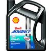 SHELL Olio motore Advance 10W-40 4 L Compatibilità con YIBEN MOTORCYCLES YB, YAMAHA MOTORCYCLES SR