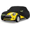 Tefebatu Telo Copriauto Antigrandine per mini Cabriolet R52 2004-2008,Telo Copriauto da Esterno Copertura Auto Impermeabile Traspirante con Zip Laterale, 100% Impermeabile.