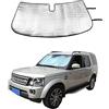 JONKOKO Parabrezza Auto Pieghevole Molla Parasole Per LR Discovery 4 LR4 2014-2017 Accessori Parasole Scudo Termico, Argento