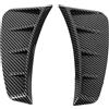 Hapivida 2 pezzi di Universale d'Aria Laterale per Auto, presa d'aria decorativa per auto in fibra di carbonio, adesivo decorativo per la copertura del foro di sfiato