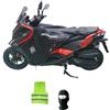 CLICK & GO COMPATIBILE CON KYMCO DTX 360 PER ANNO 2022 COPRIGAMBE R229-X TERMOSCUDO TUCANO URBANO COPERTA TERMICA IMPERMEABILE INTERNO IN ECO PELLICCIA SPECIFICO PER SCOOTER