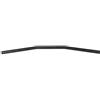Tbest Manubri Manubrio in ferro, 7/8 pollici 22mm Moto Retro curva Manubrio Manubrio Cavaliere Drag Acciaio Manubrio Susostituzione perbike Bend Nero Argento(Nero)