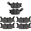 AHL 3 paia Pastiglie Freno Anteriore e Posteriore Compatibile con YAMAHA FZ6 NS FZ6-NS Naked 600 2005 2006 FZ6 Fazer 600 2004-2007 XJ6-SP Diversion 600 2013