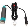 Naroote Pompa di Trasferimento Acqua Olio, Filtro in Acciaio Inossidabile 100W Corpo in Lega di Alluminio Pompa di Trasferimento 12V per Rimorchio Camper