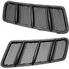 Feegow Copertura della griglia di sfiato dell'aria del cofano laterale, 2 pezzi di copertura della griglia di ventilazione del cofano laterale per Mercedes Per Benz W166 ML GL Class Car Parts