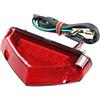 Generico Luce Freno Posteriore - Fanale Posteriore Moto | Indicatori Di Segnale | Fanale Retro Per Moto | Stop Freno Luce Retro A LED Più Sicure | Fanali Per La Maggior Parte Dei Modelli Motociclo Di Scooter