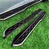 Yucisily Pedane laterali per Chery JAECOO 7 J7 SHS 2024 2025, 2 pedane laterali in alluminio con struttura in gomma antiscivolo nera, kit di viti senza trapano, accessori per auto, colore nero (1 set) (LZH)
