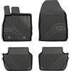 MOTOS Tappetini in gomma per auto adatto per Ford Fiesta VI 2008-2017 Migliorate il vostro comfort di viaggio con il tappetino antiscivolo per auto No.77