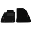 Somer Car Kit Tappetini Auto SOLO ANTERIORI 2pz compatibili con Nissan Juke 2010-2019 | Set 2 tappeti anteriori su misura in moquette, bandiera Italia