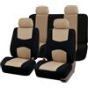 GXDFC Coprisedili Auto per Fiat Panda 2000-2018 2019 2020 2021 2022 2023 2024 2025, Coprisedile Anteriori Posteriori Auto Copri Sedili Antiscivolo Confortevole Traspirante Protezione Accessori