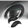 FDAIUN Coperture per fari anteriori in ABS per BMW Mini Cooper F54 Clubman, F55, F56 Hatchback, F57 Cabrio 2 pezzi, nere