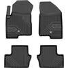 MOTOS Tappetini in gomma per auto adatto per Jeep Compass I 2006-2016 Migliorate il vostro comfort di viaggio con il tappetino antiscivolo per auto No.77
