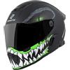 Bogotto Rapto Reptile Casco, nero/verde opaco, M