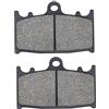AHL 1 paio di pastiglie freno anteriori per moto Compatibile con Suzuki GSR 600 K6/K7/K8 2006-2010/ RGV 250 J/K/L/M/N/P/R/S 1988-1995/GSXR 400 J/RR/RAK (GK73A) 1988-1990(Semi métal)