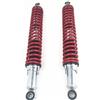 Hegeiis Ammortizzatore universale a molla per moto, 400 mm, 7 mm, sospensione posteriore, ATV, quad, scooter, moto da cross per XL185, XL125, RM125, JH125L, JH150, 125GY (rosso)