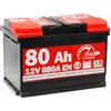 SPEED BATTERIA AVVIAMENTO AUTO ORIGINALE SPEED L3 80AH 12V 680A POLO POSITIVO A DESTRA (278x190x175)