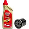Motocar Kit tagliando 1L Castrol Scooter 5W40 filtro olio originale 82635R