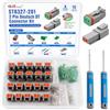JRready Kit connettore Deutsch DT a 2 pin, misura 16 contatti stampati 14-18AWG, tappi di tenuta, DT04-2P DT06-2S, connettori elettrici automobilistici impermeabili grigi (10 set), ST6327-201.