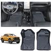 JHCHAN Tappetini per auto 3D per Ford Ranger 2023-2026 T9, in TPE per tutte le stagioni, con bordo alto, antiscivolo, inodore, lavabili, colore nero (guida a sinistra anteriore)