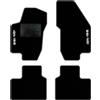 QUEMAR Tappetini Auto per Alfa Romeo 156, Bordo Antracite, 2 Ricami | 1997-2007 / Kit Tappeti Moquette e Gomma su Misura / Set 2 Anteriori + 2 Posteriori / Ricami e Colori Personalizzati
