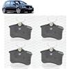 OP Kit pastiglie freno posteriori 52,9mm compatibile con Volkswagen Golf 5 V 2003-2010