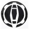 MotorMinds Adesivo Tappo Serbatoio Moto, Adesivo Tappo Serbatoio Moto in Fibra di Carbonio Copri Tappo Serbatoio Moto Nero Compatibile con Z900 Z650 17-18