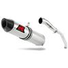 DOMINATOR Terminale di Scarico Marmitta Silenziatore HP2 compatibile con CBR 600RR 2003-2004