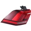 YSASFZX Fanale Posteriore Auto Fanale Posteriore Sinistro Esterno LED Per Auto Per TIGUAN AD1 2016 Luce Freno Luce Direzione 5NA945095 5NA945095C
