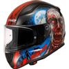 LS2, Casco Moto Integrale RAPID II ZOMBIE Black Red, XXXL