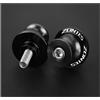 AUytcin Supporto per slider moto Per Zontes GK 350 125 155 GK GK350 350GK GK125 125GK ZT350 ZT125 GK 8 Mm CNC In Alluminio Per Supporto Bobina Forcellone, Viti Per Cavalletto Posteriore(With logo black)