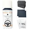 colourcare24 Mycolourcare Kit Ritocco Volante Nero Chiaro Soul compatibile con Audi per Pelle Ecopelle Vegan Colore Semplice Applicazione Alternativa Coprivolante, vernice 3 in 1