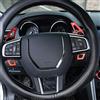 DIYUCAR - Coprivolante in acciaio spazzolato nero per Discovery Sport 2015 2016 2017