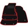 Somer Car Kit Tappetini Auto compatibili con Audi A4 B5 Avant 1996-2001 | Set Tappeti in Moquette, Tappeto auto su misura, bordo rosso