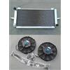 GPI Racing Radiatore in alluminio + VENTILATORI per ESCORT/SIERRA RS500 / RS COSWORTH 2.0 1982-1997