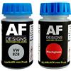 Alex Flittner Designs Penna a vernice per VW/Volkswagen 8Z8 argento brillante metallizzato + vernice trasparente 50 ml vernice auto