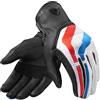 REV'IT! Revit Redhill rosso/blu Guanti Moto, nero/rosso/blu, 2XL