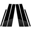Pizgear Adesivi for finiture montanti finestrini, for BMW, Serie 3 E46 4 porte 1998-05 E90 2005-2012 F30 F31 F34 F35 2012-2018 G20 G21 2019-2023 Finiture per modanature delle finestre(BLACK For E90 20