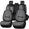 DcoAzoz Coprisedili universali per auto per Ford Focus 2, MK2, Focus 3, Ford Focus MK3, in pelle nappa, set di coprisedili anteriori e posteriori