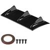 Zohisin Diffusore Pinna Coda Squalo Paraurti Posteriore Chassis Per Auto Universale Aumento Prestazioni Aerodinamiche Design Stylish Installazione Semplice