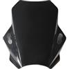SAQIYEU Motocicletta Cupolino Compatibile con Yamaha per MT-03 2006-2020 Parabrezza Regolabile per Parabrezza Moto Parabrezza Anteriore Moto(Black)