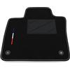 Somer Car Tappetino Auto SOLO LATO GUIDA 1pz compatibile con Volvo XC90-5 posti 2015-2025 | 1 tappeto su misura in moquette, bandiera francia