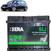 Generico Batteria 60Ah per Volkswagen Golf 5 V 1.6 TDI 1.9d gasolio 2004-2013