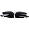 SASFZ Calotte Degli Specchietti 2 Pezzi Per Mercedes Per Benz Classe G W463 ML W166 GL X166 GLS GLE C292 Copertura Specchietto Retrovisore Laterale Calotta Specchio(Nero lucido)