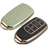 Mikinona 2 Pezzi Custodia Protettiva per Chiave Auto in Tpu Resistente Compatibile con Chery Little Ant Guscio Cover Anti-usura per Telecomando da Nero e Verde
