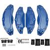 AOWINHIT 4 Pezzi Copri Pinza Auto Protezione Pinza, Set Copertura Pinza Freno di Ricambio, Set Copertura Pinza Freno Sostituzione in Lega di Alluminio Ruote 19 20 Pollici (Blu),Golf