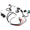 Generic Kit Cablaggio Completo per Quad ATV PIT con Cavo di Accensione, Interruttore Sul Manubrio, CDI It, Stabilizzatore di Tensione, Bobina di Accensione e Chiave di