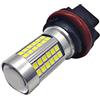 Ruiandsion HS5 LED Lampadina per fari 12-30 V Super Bright 3030 66SMD Chipsets 6000K Bianco High Low Beam LED Sostituzione lampadina per faro moto
