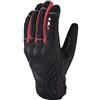 LS2 70021W0132XL Guanti Moto Jet 2, Uomo, Nero/Rosso, XL