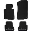 MOTOS Strike Tappetini auto Velours per auto destinato a BMW Serie 3 E46 1998-2001 Coupe, Cabrio - Standard, Tessuto, Grigio tappetino auto - Provate un nuovo comfort di guida con un set di tappetini
