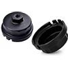 topolenashop Tappo Chiave a Tazza per rimozione Filtro Olio Versione 14 Flap cap2 3/8 64mm